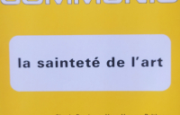 La sainteté de l'art
