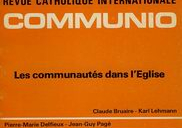 Les communautés dans l'Eglise